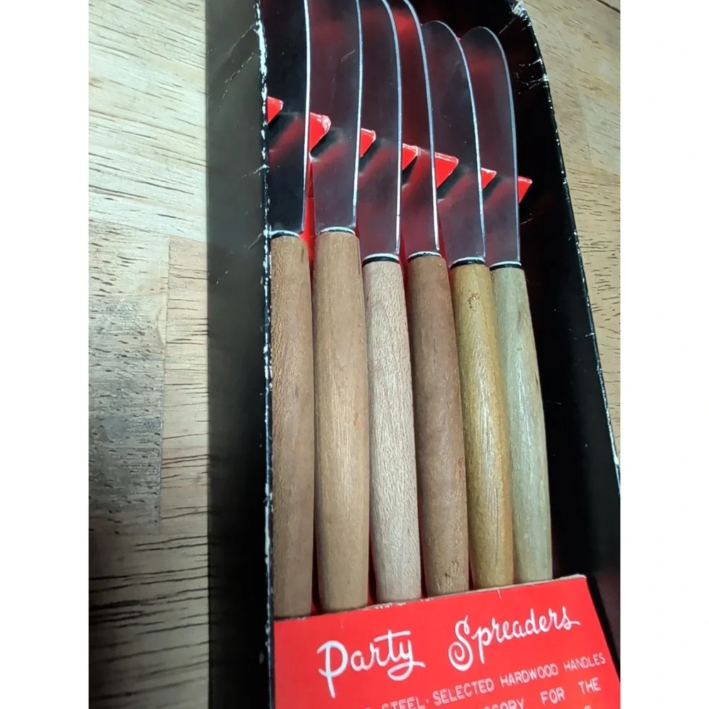 Set of 6 Vtg Japan Stainless 6⅛